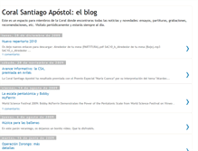Tablet Screenshot of blog.coralsantiagoapostol.com